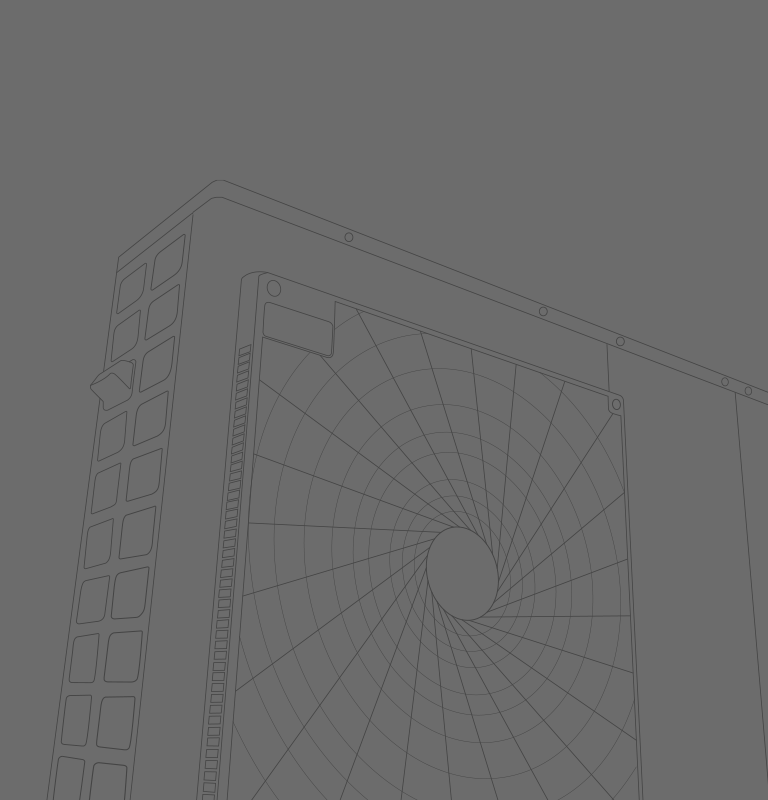 The front view of LG Heat Pump product is expressed in line drawing.